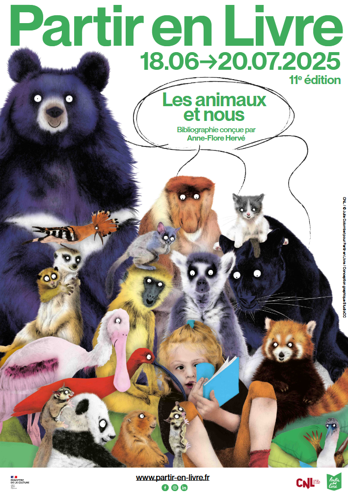 affiche officielle Partir en livre 2025 web